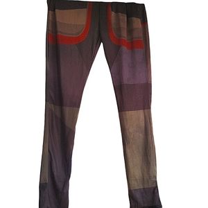 Silky Feeling Leggings with Pockets , Multicolor